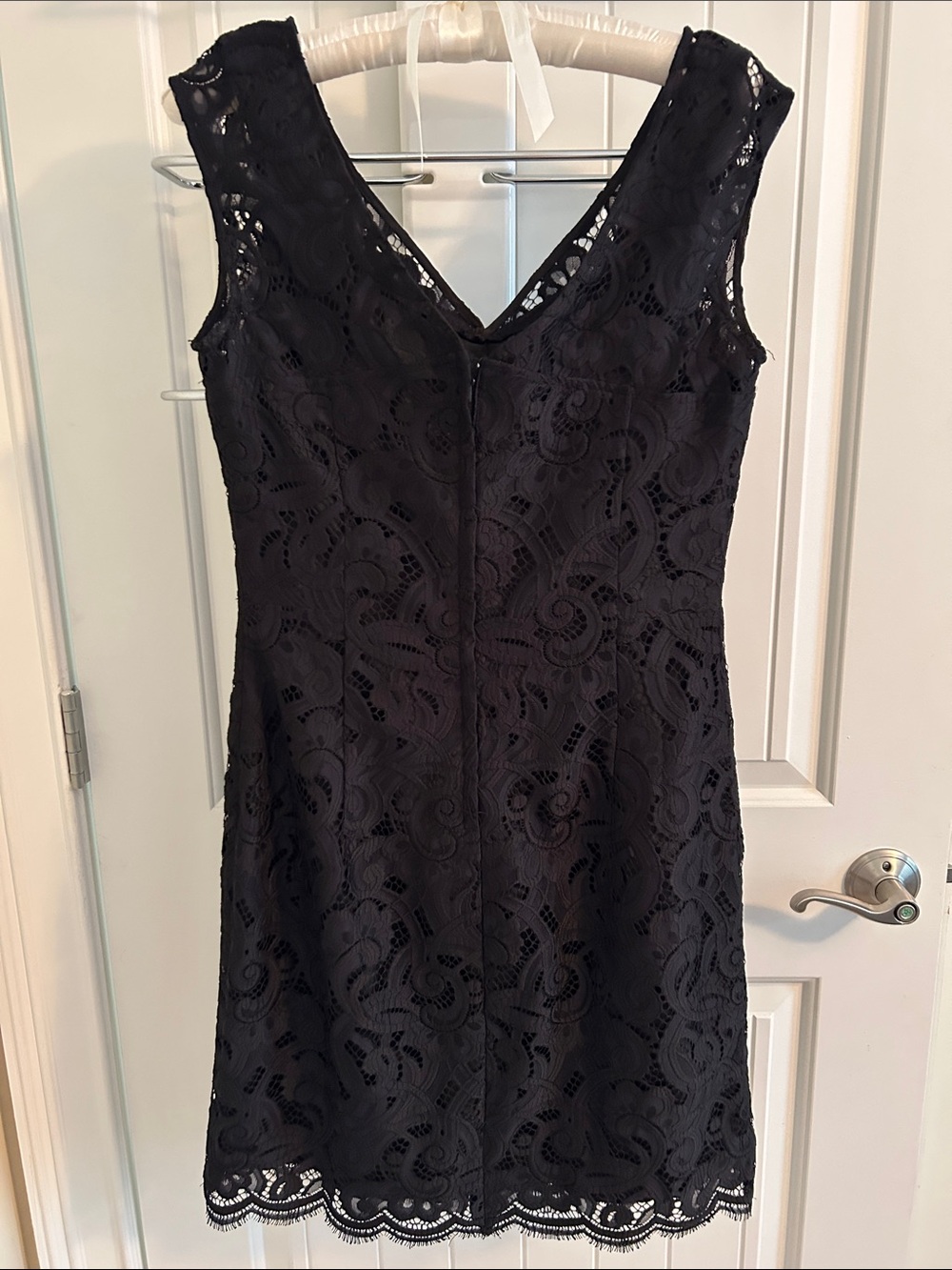Lilly Pulitzer Black Lace Sleeveless Mini Dress - Picture 5 of 11